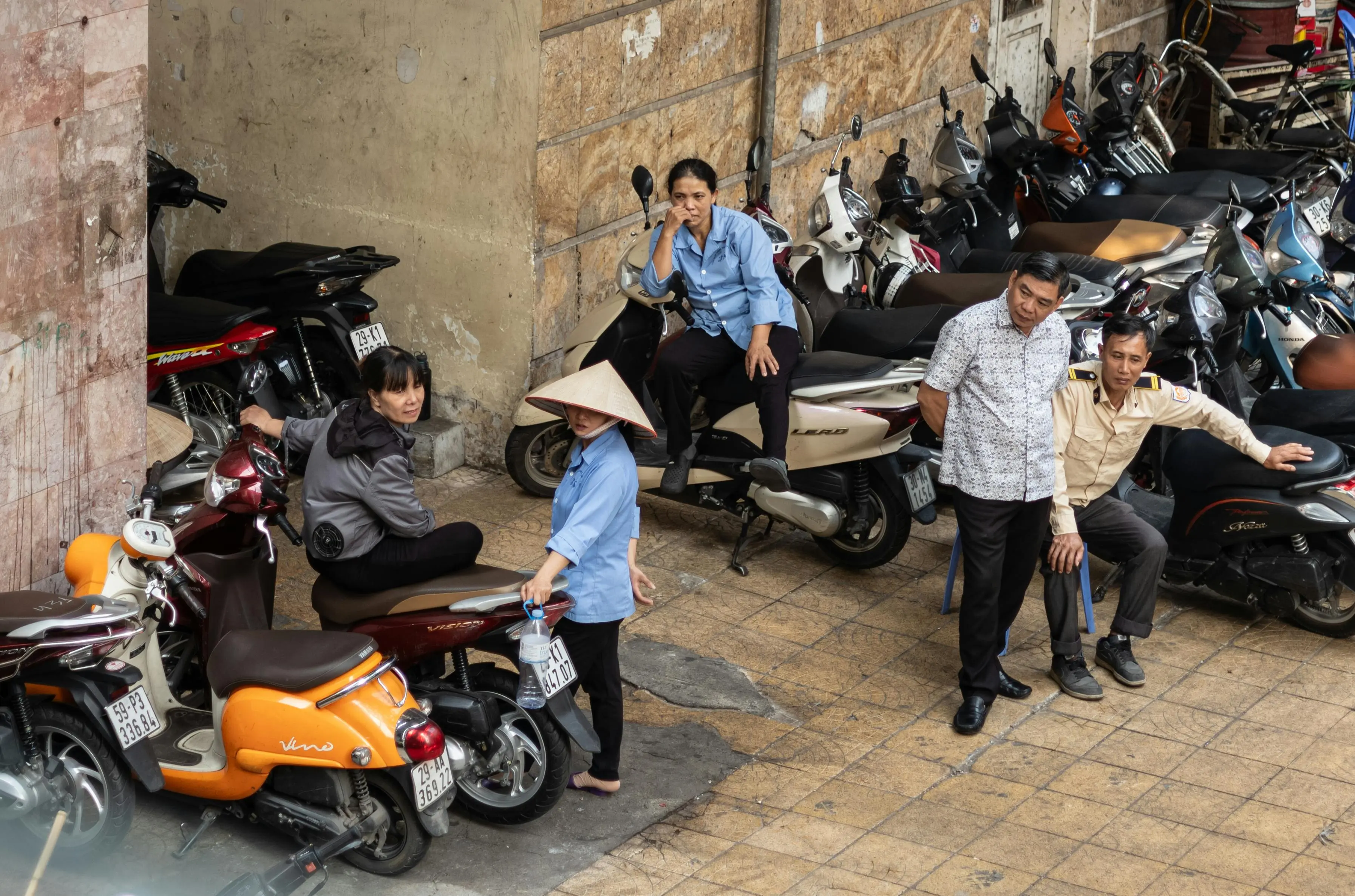 parking lot in vietnam